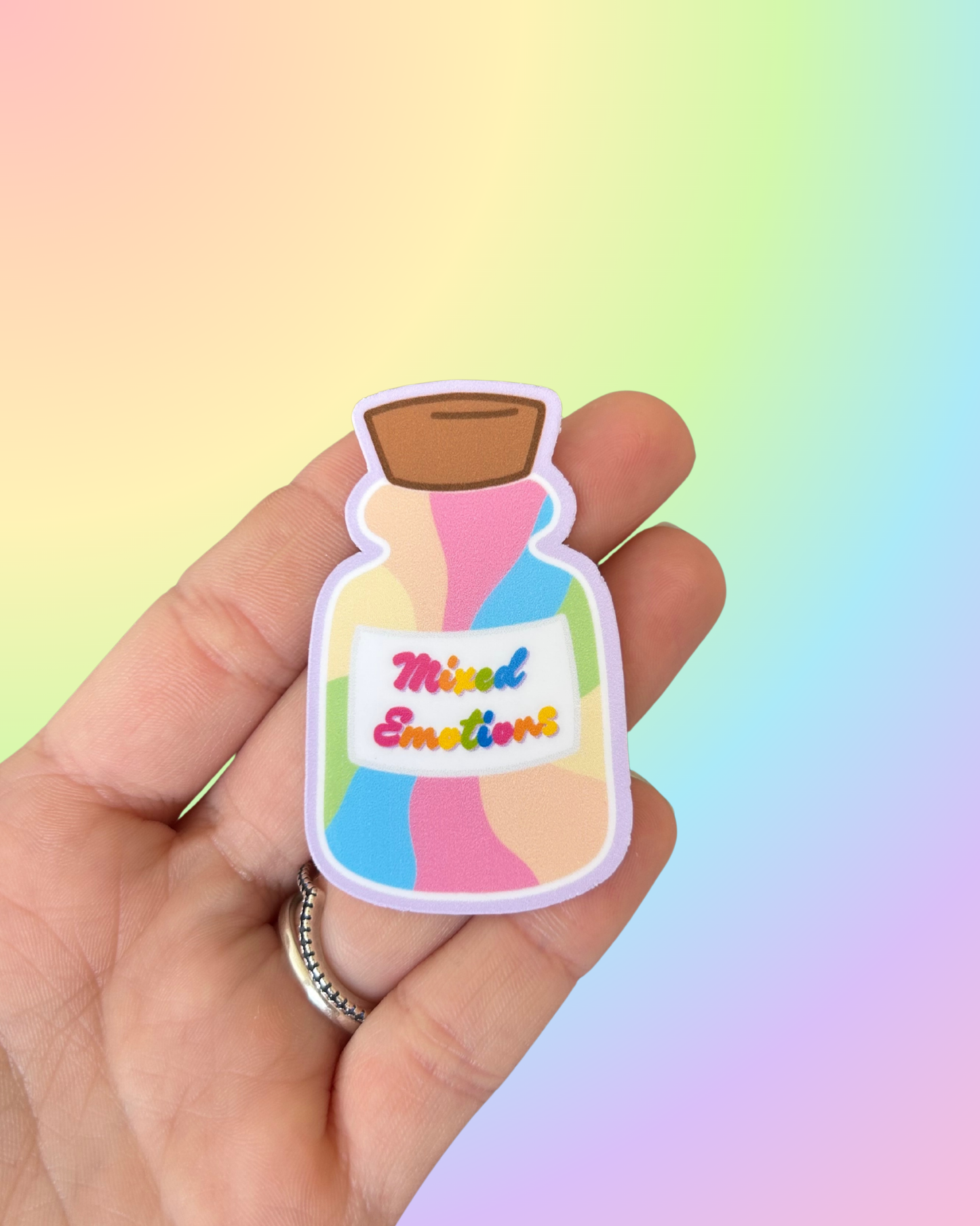 Bottle of Mixed Emotions Sticker