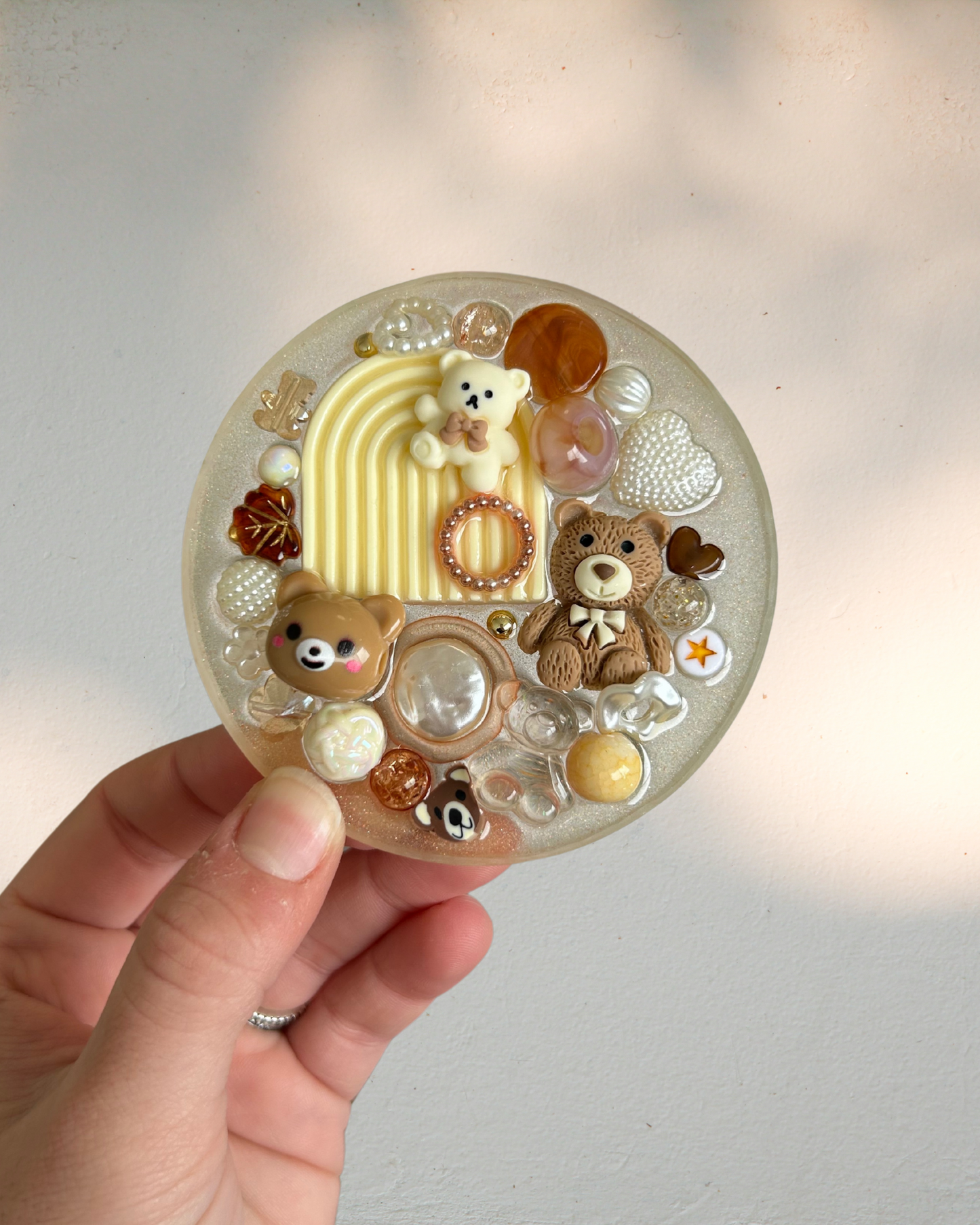 Large Circle Textured Trinket