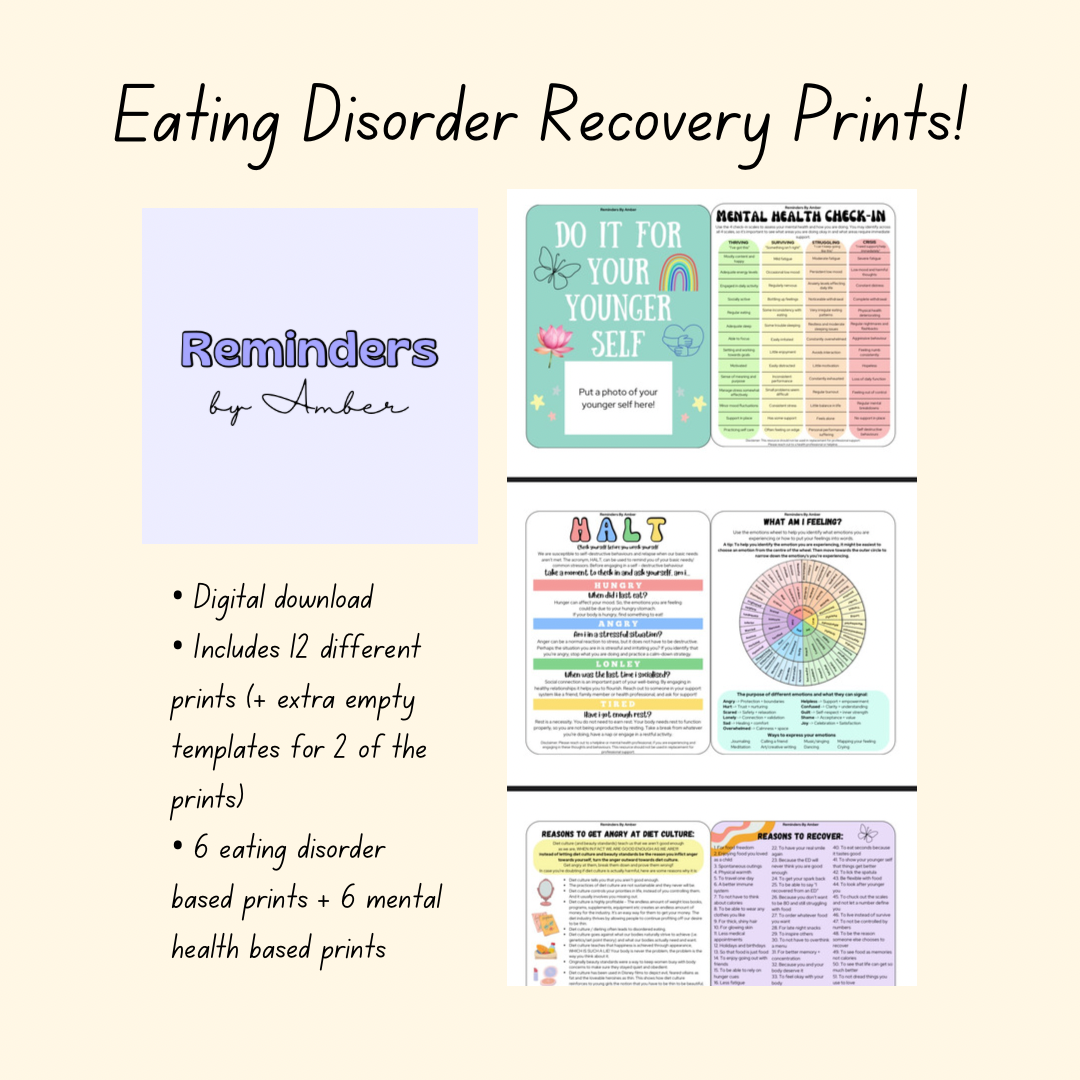 ED Recovery Prints (Digital Copy) – Reminders by Amber