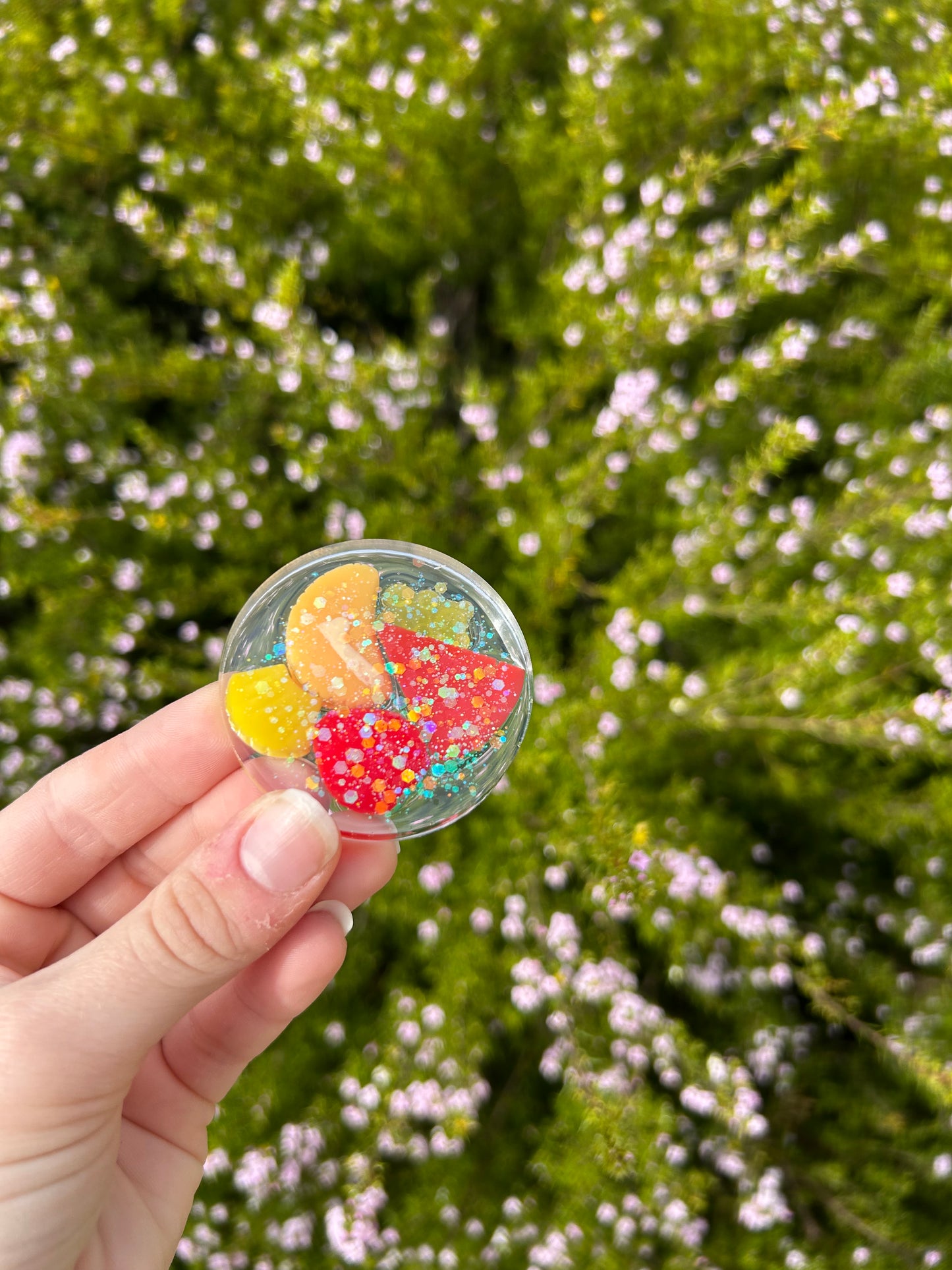 Fruit Salad Small Circle Trinket | Design 1