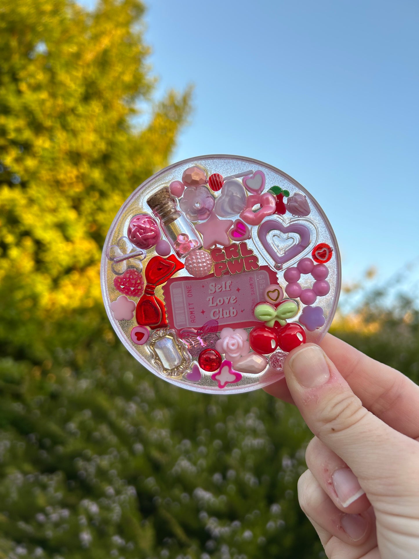 Self Love Large Circle Trinket | Design 2