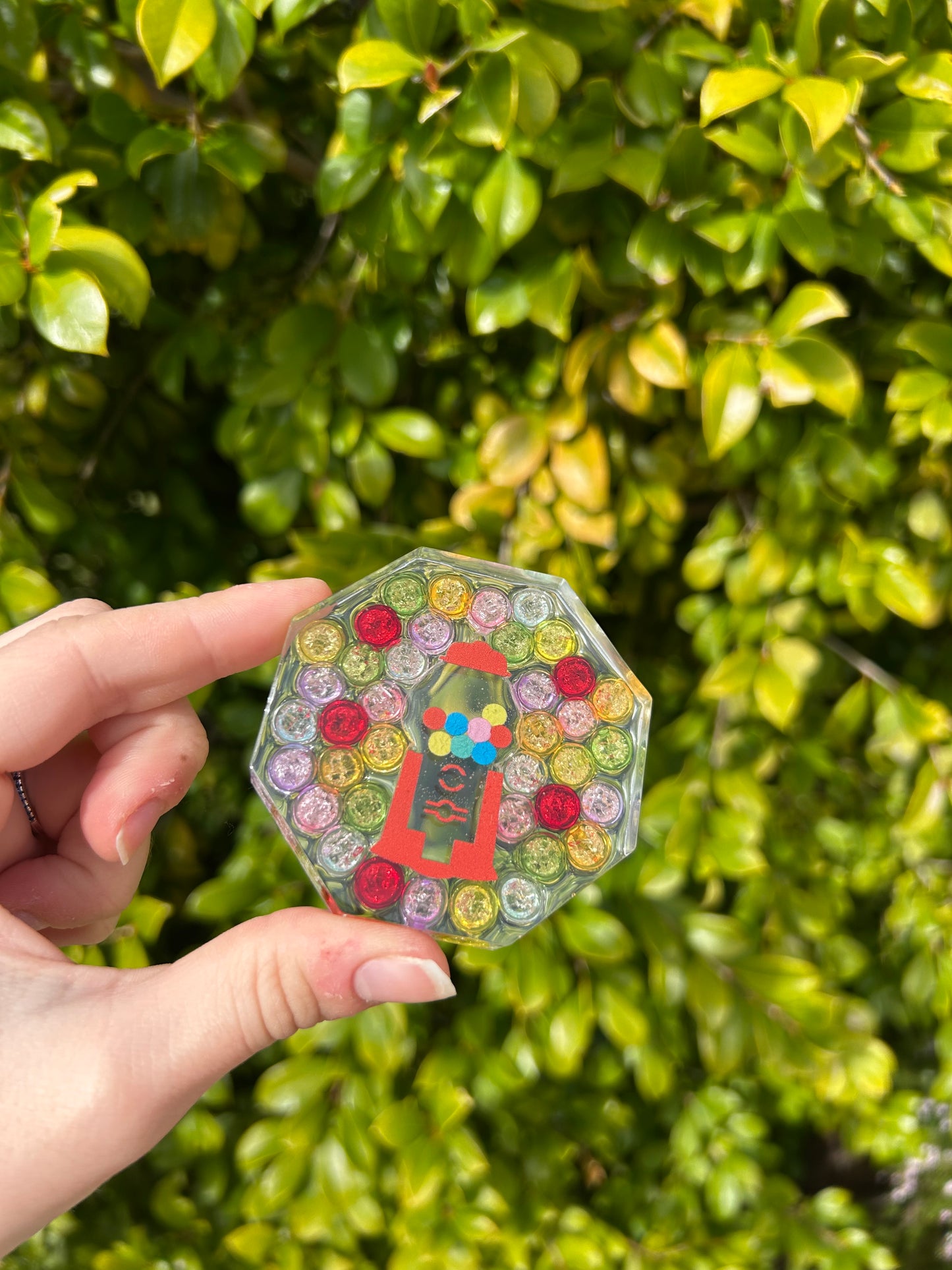 Bubblegum Machine Octagon Trinket