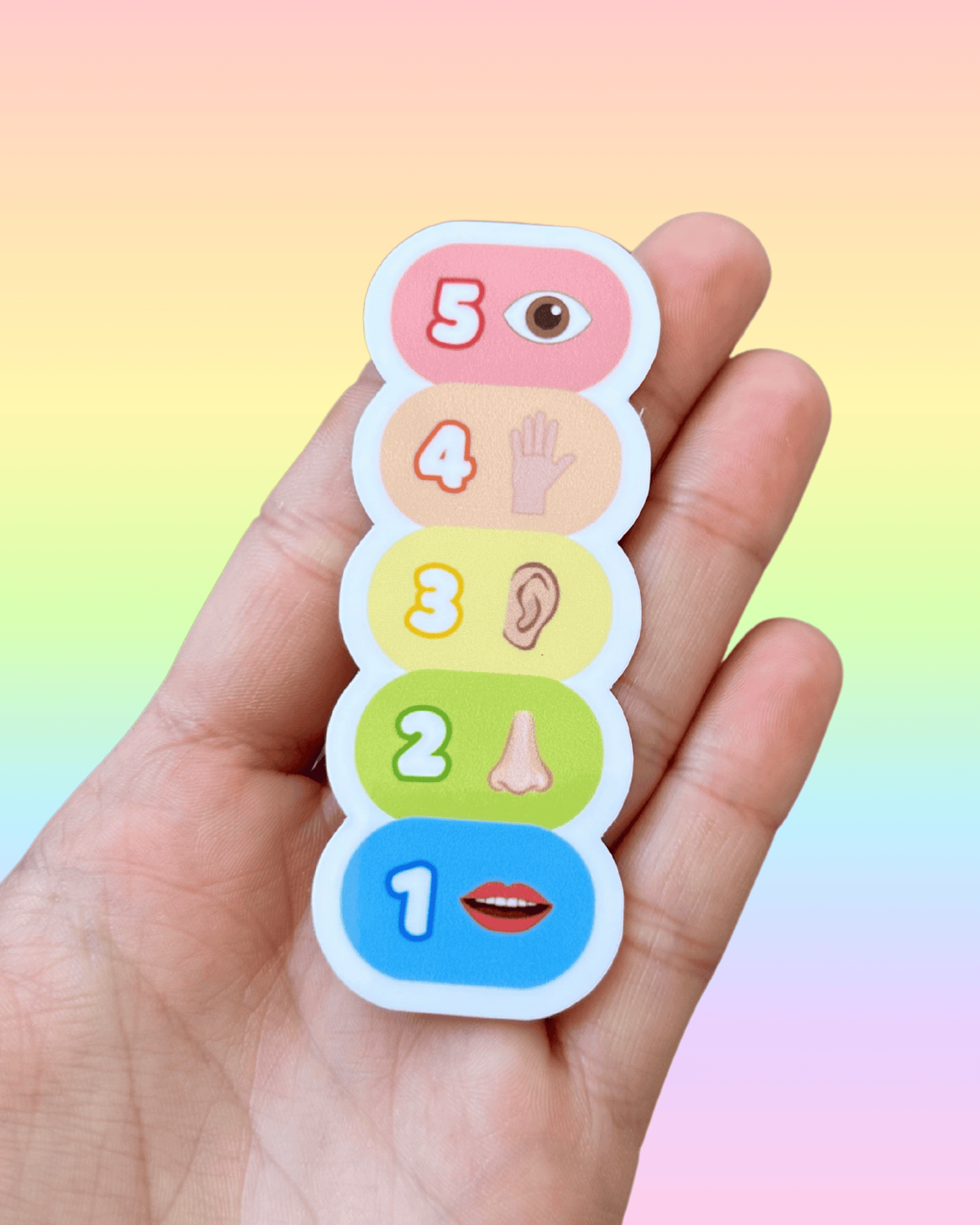 5,4,3,2,1 Grounding Technique Sticker