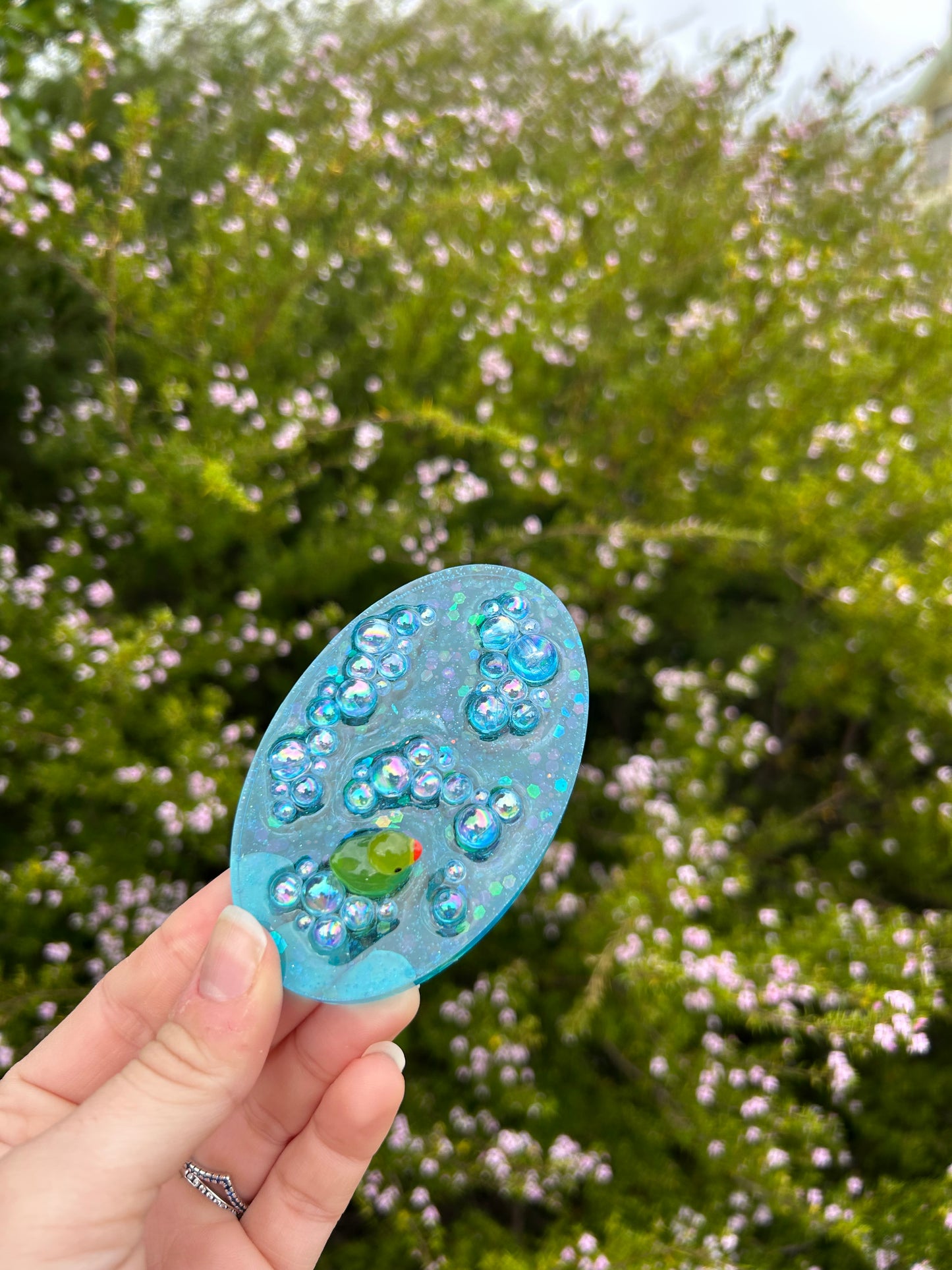 Ducky & Bubbles Oval Trinket | Imperfect