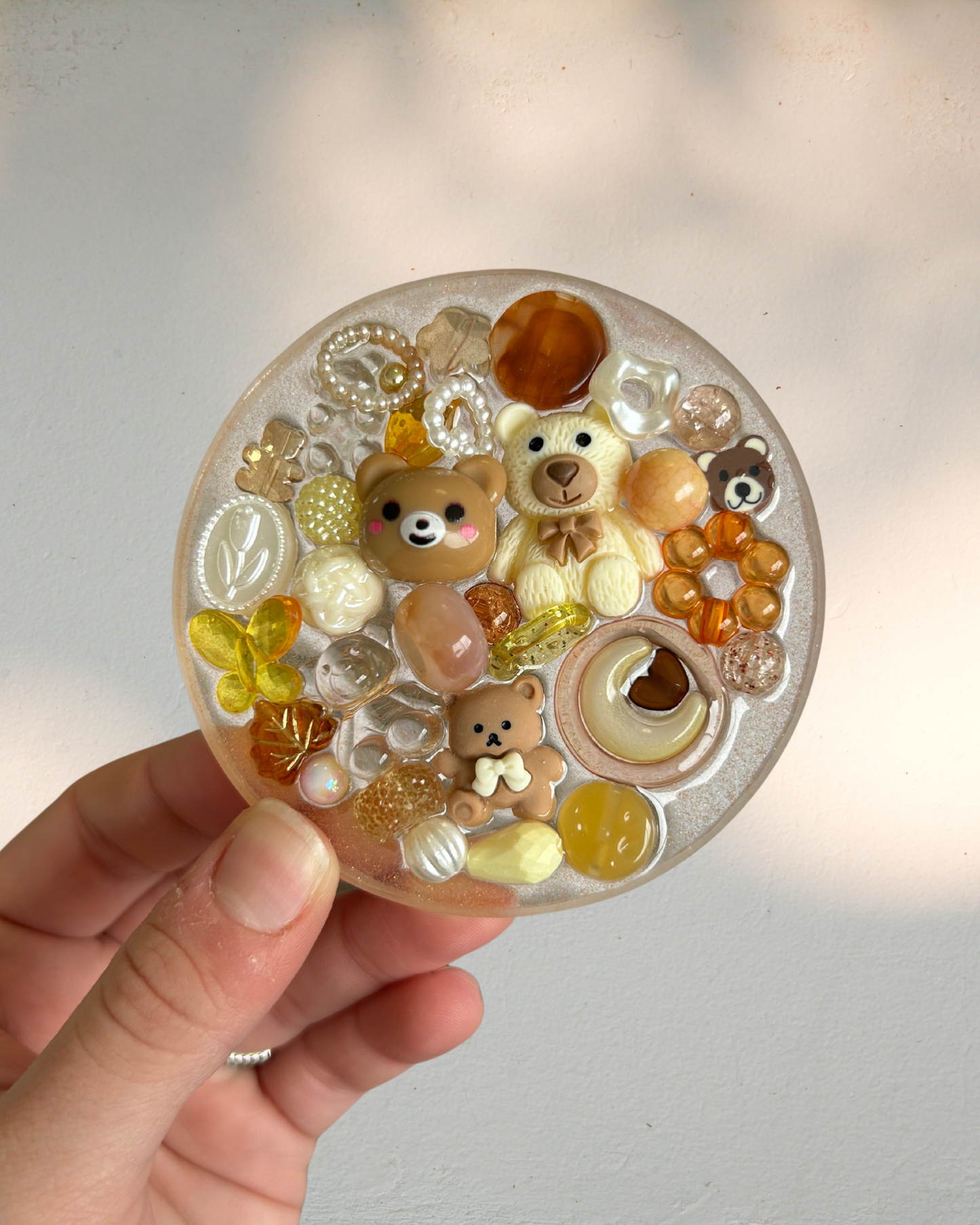 Large Circle Textured Trinket