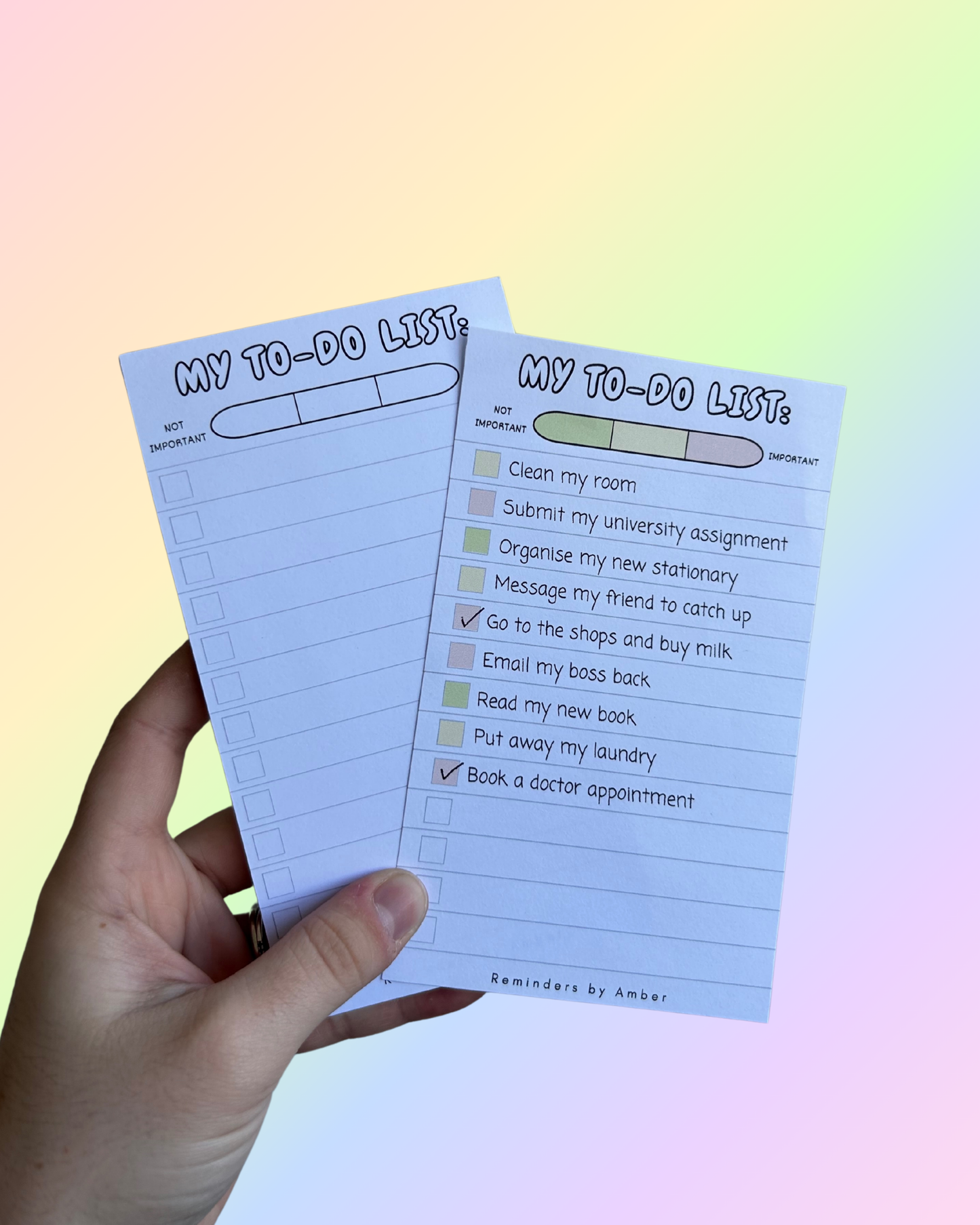 Organised To-Do List Notepad