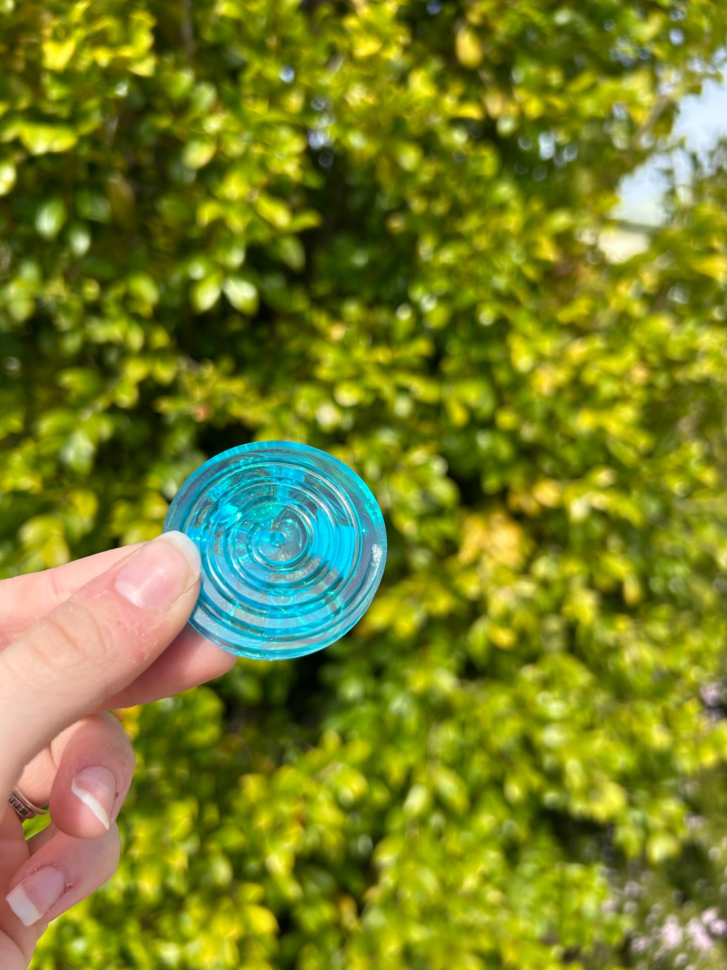 Ocean Mini Spiral Circle Trinket