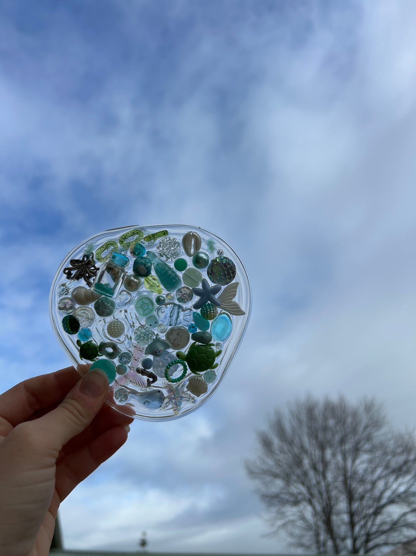 Ocean Large Ripple Trinket | Design 2