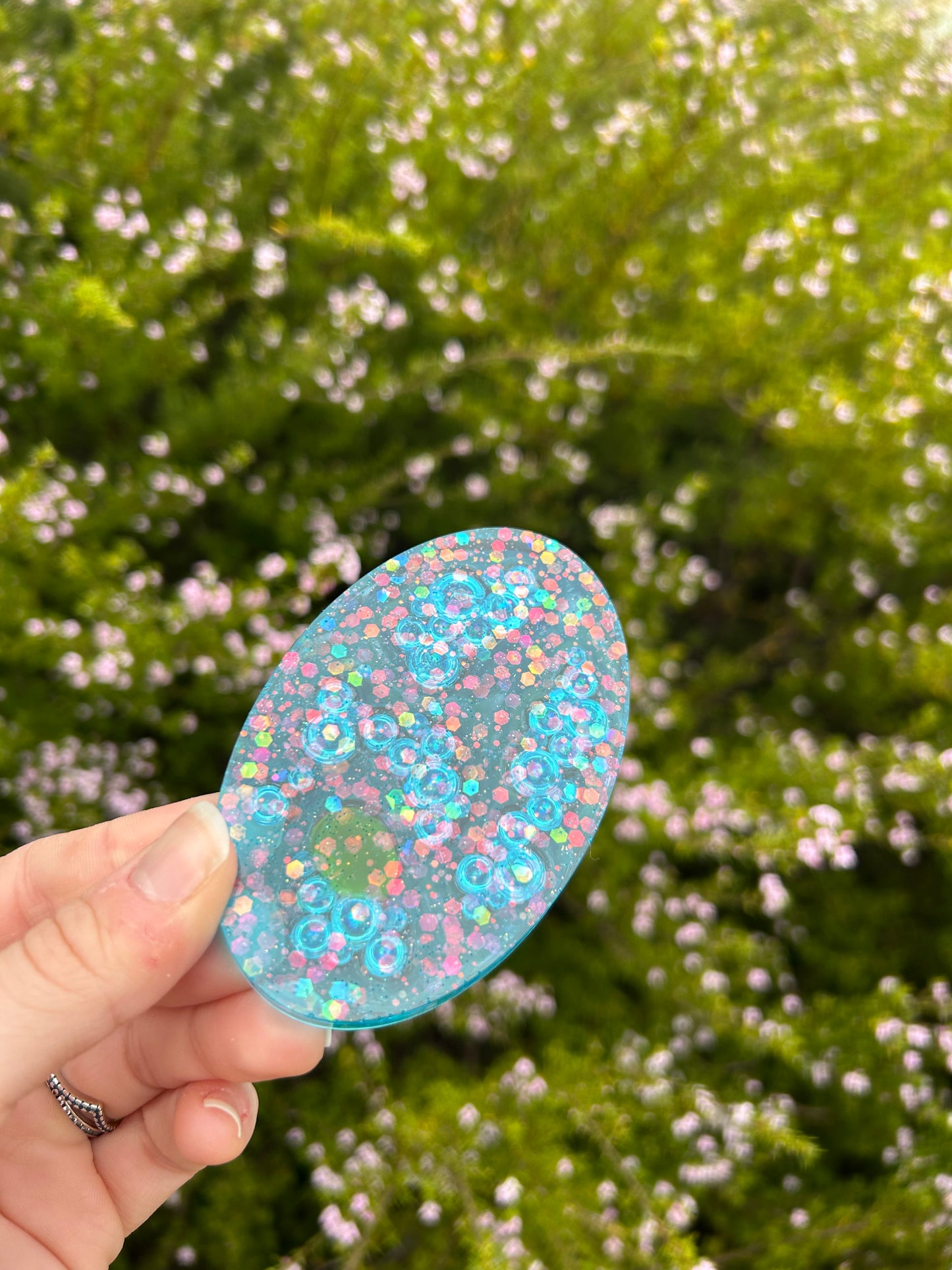 Ducky & Bubbles Oval Trinket | Imperfect