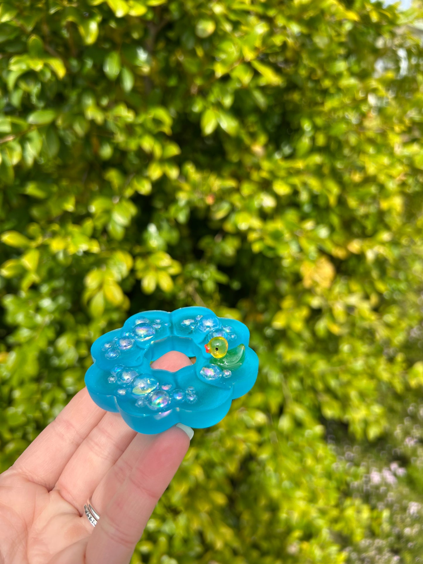 Ducky & Bubbles Bubble Ring Trinket | Design 2