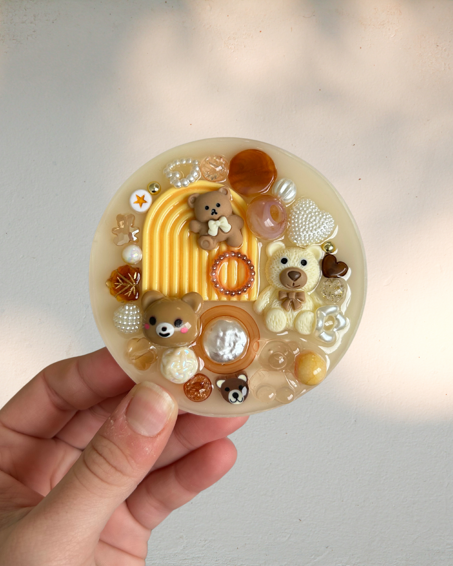 Large Circle Textured Trinket