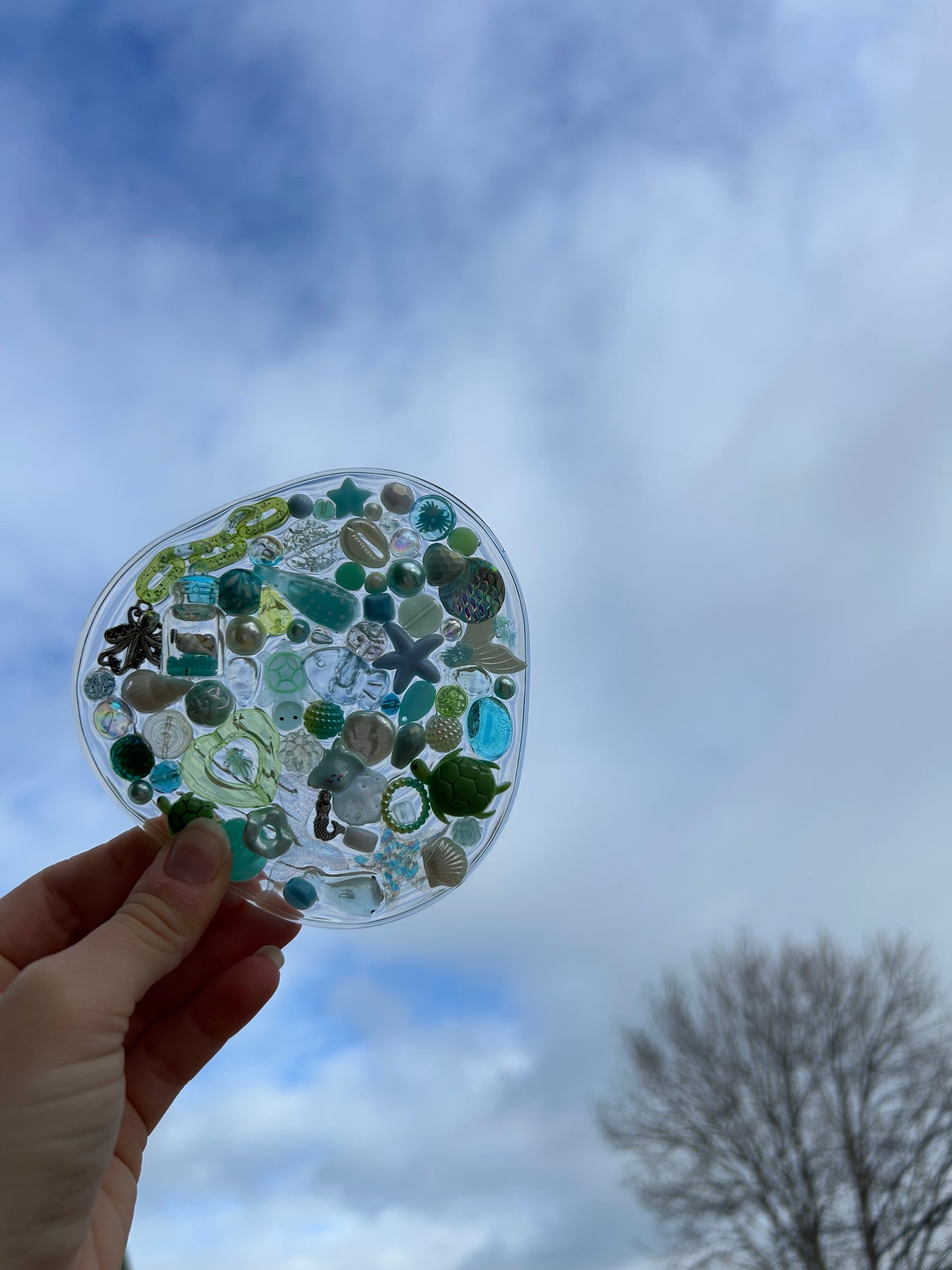 Ocean Large Ripple Trinket | Design 1