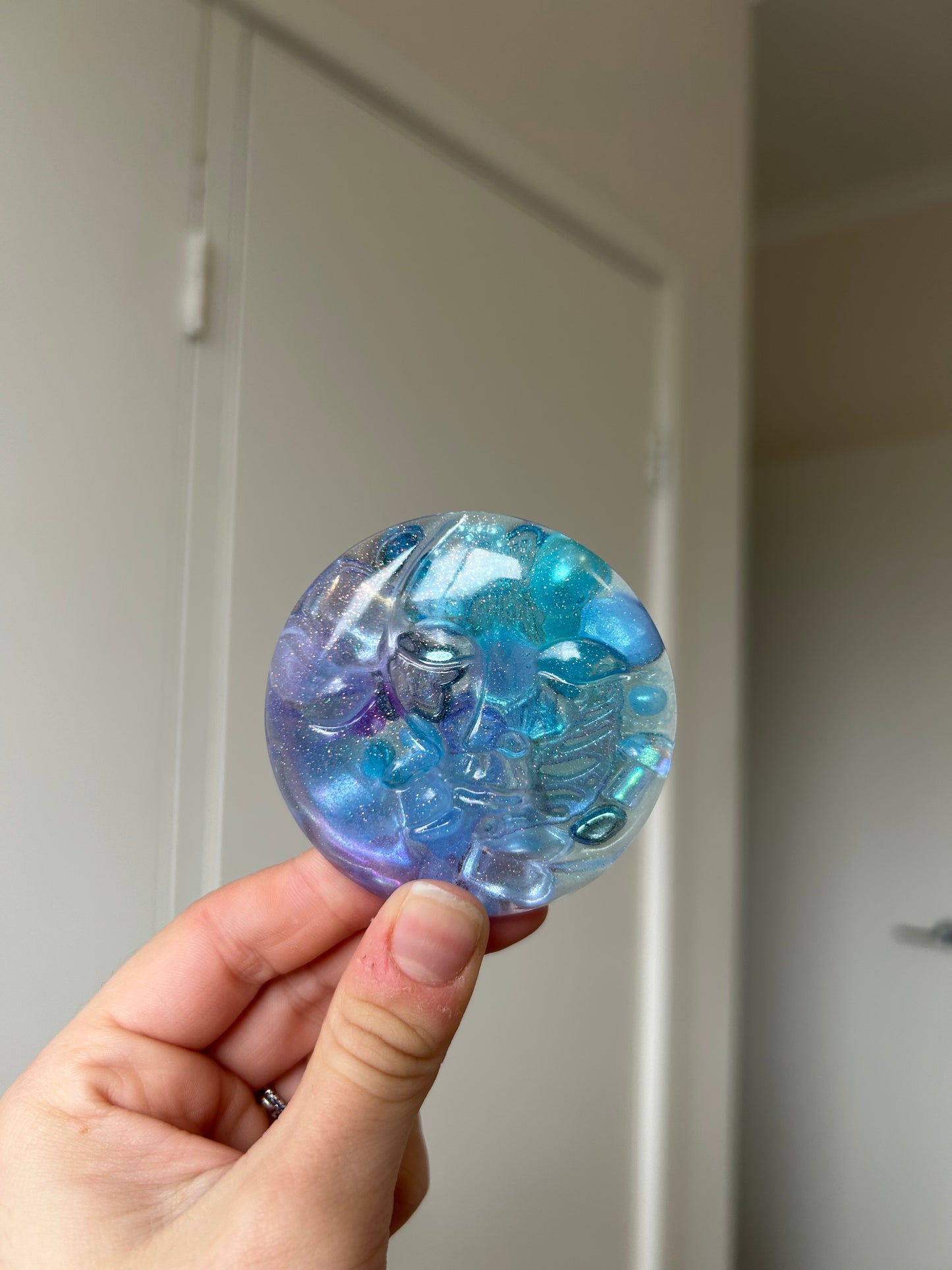Two Moons Textured Trinket