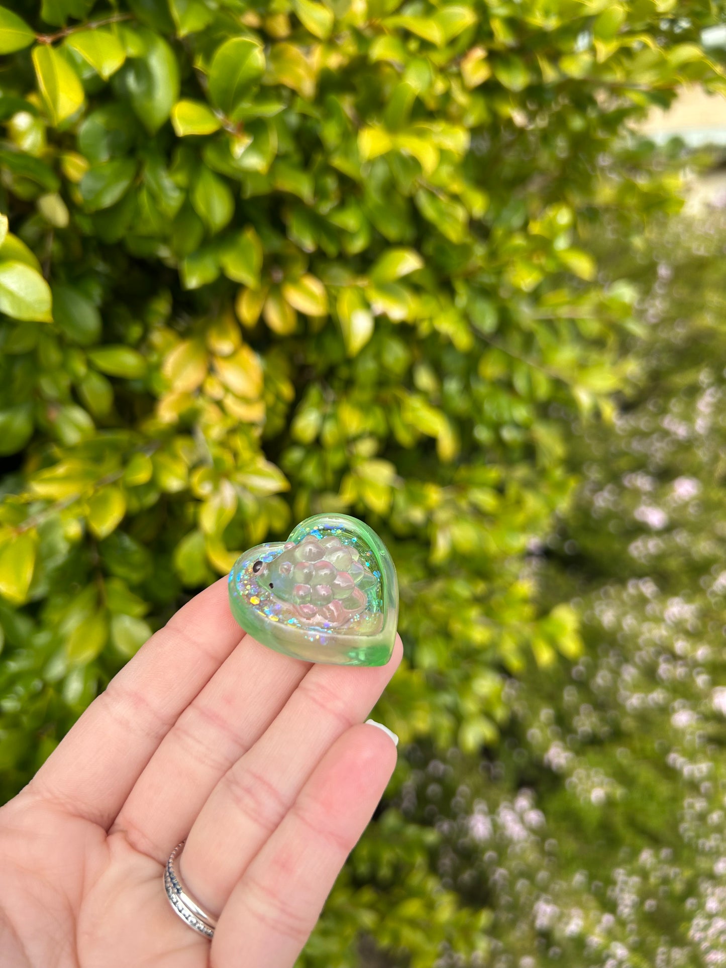 Hedgehog Worry Stone Trinket | Design 3