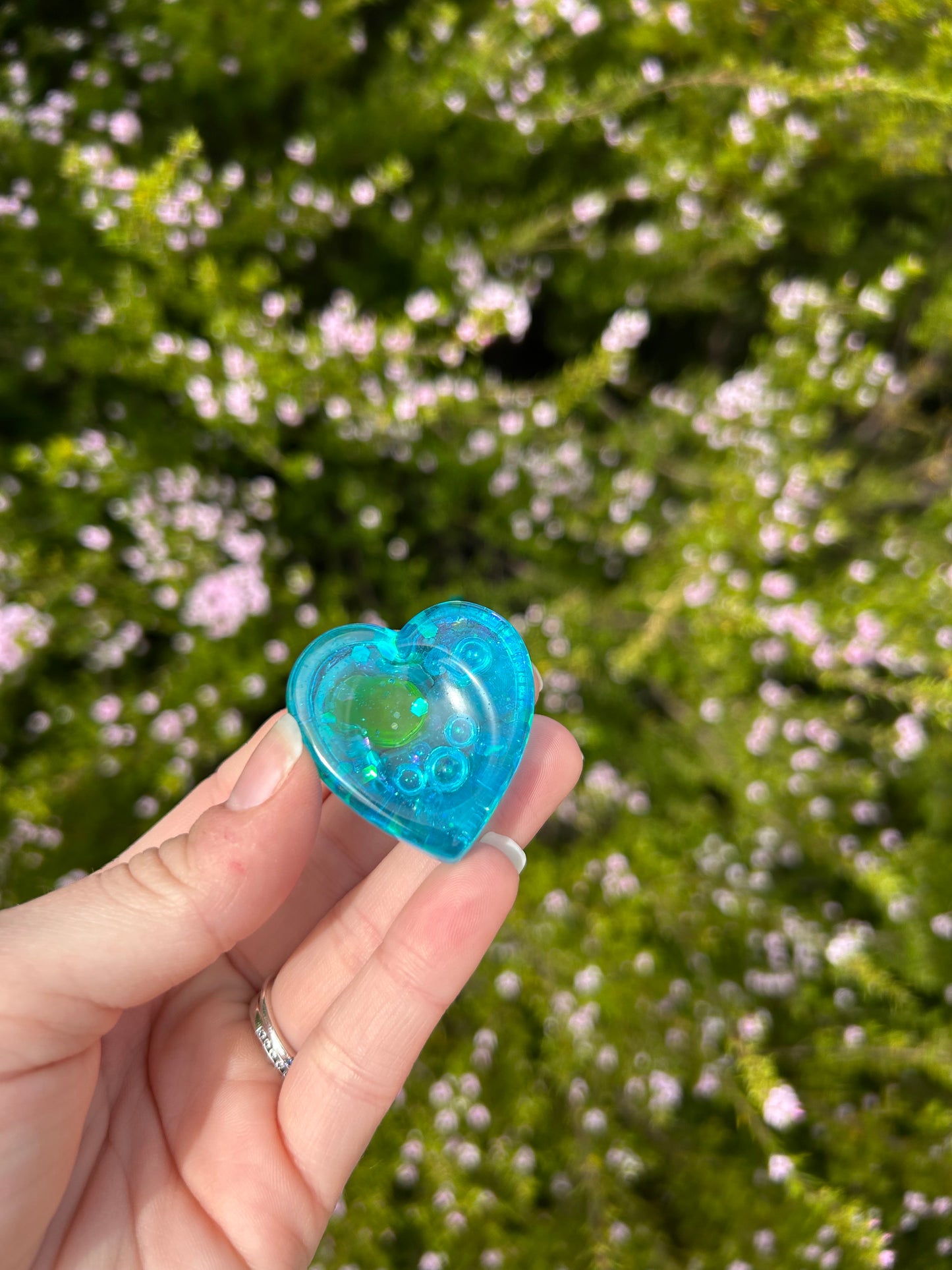 Ducky & Bubbles Worry Stone Trinket | Design 1