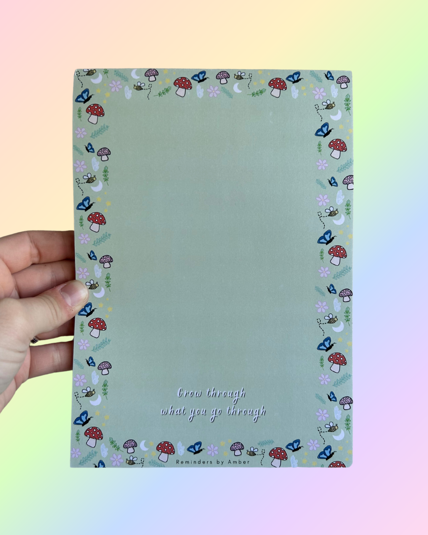 Grow Through What You Go Through Notepad