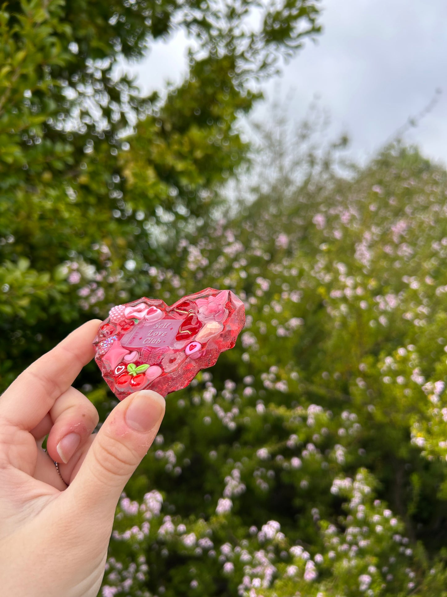 ‘Self Love Club’ Small Heart Trinket