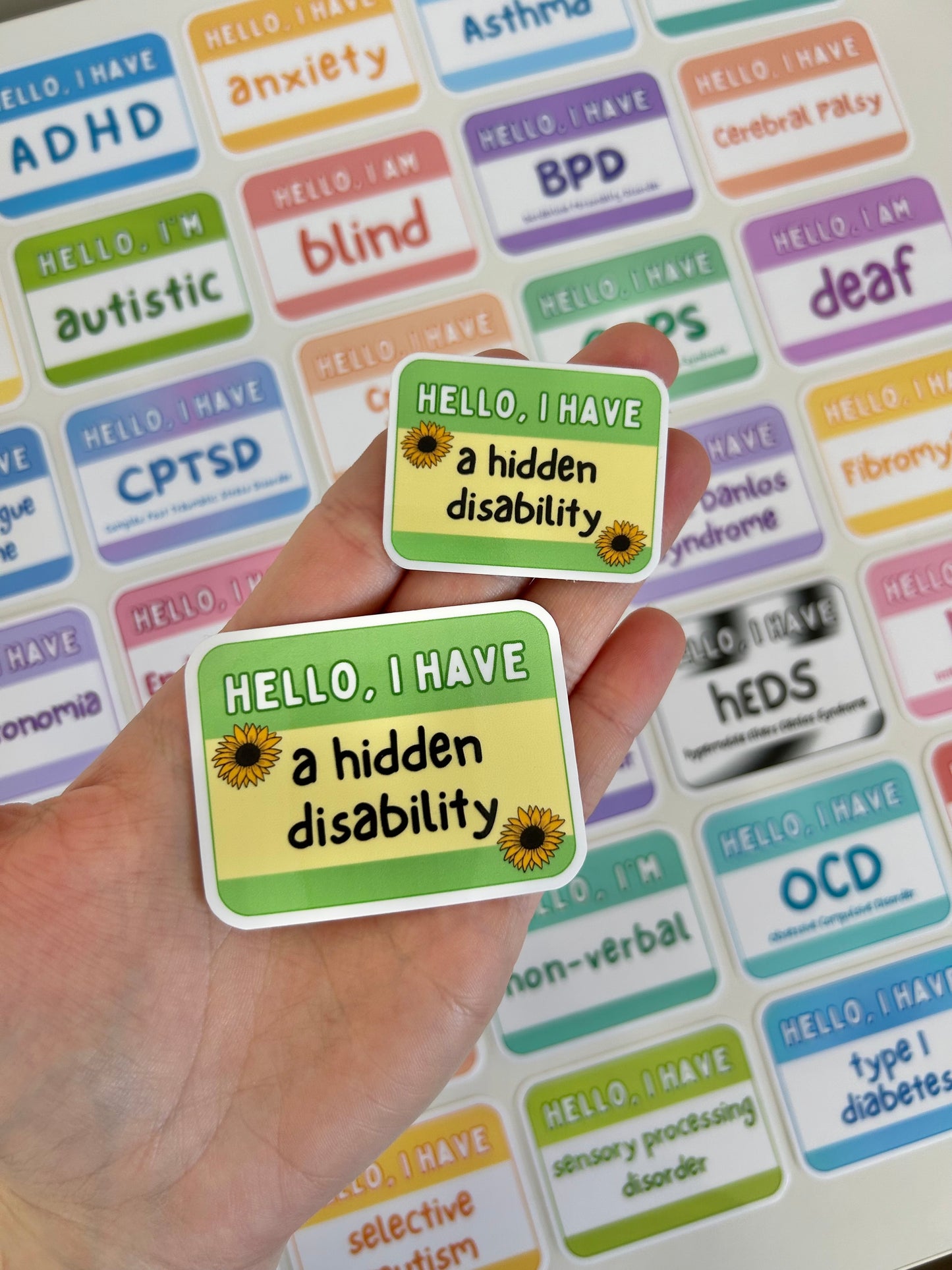 Mini Medical ID Stickers