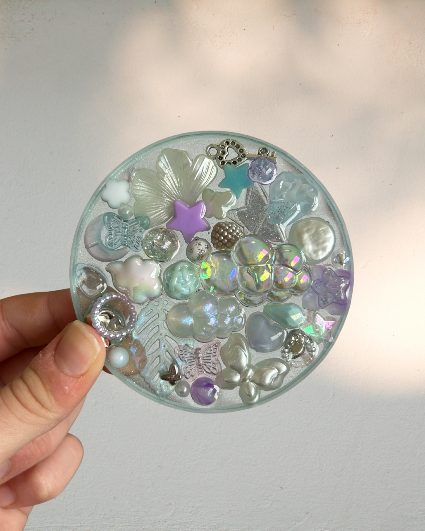Large Circle Textured Trinket