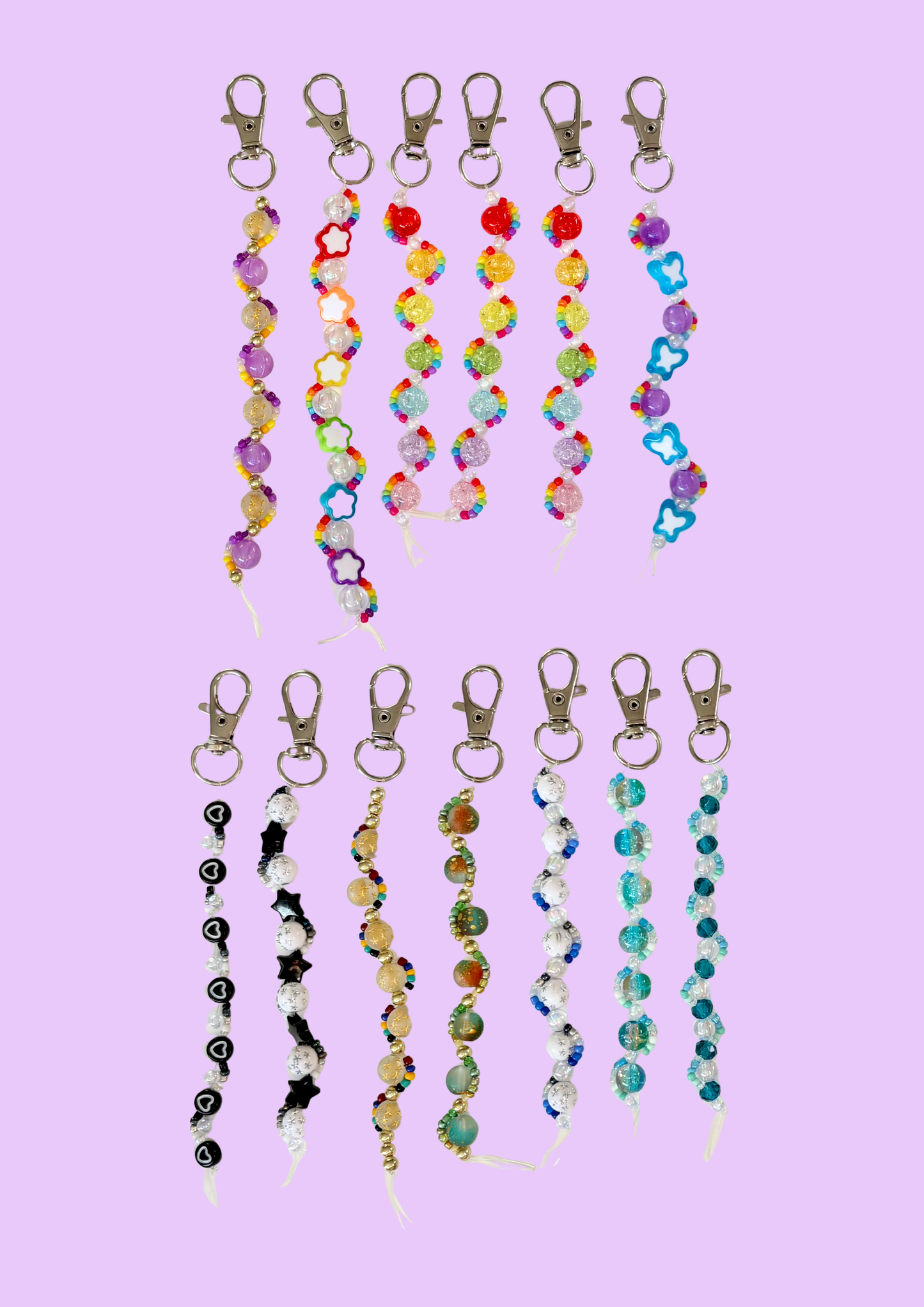 Handmade Beaded Keyring