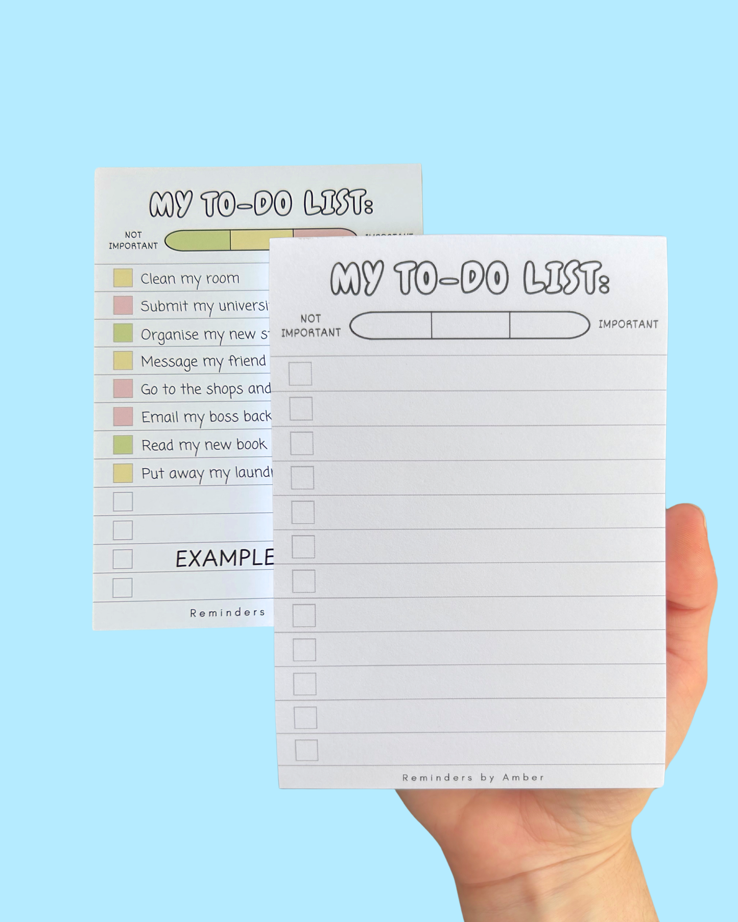 Organised To-Do List Notepad