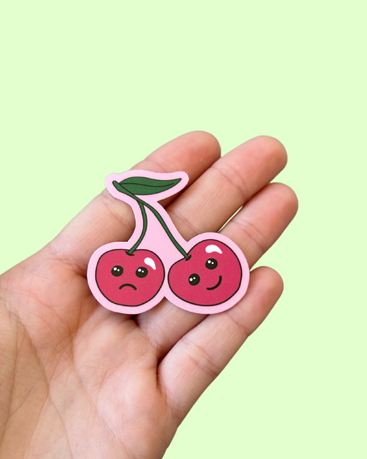 Mood Cherries Sticker