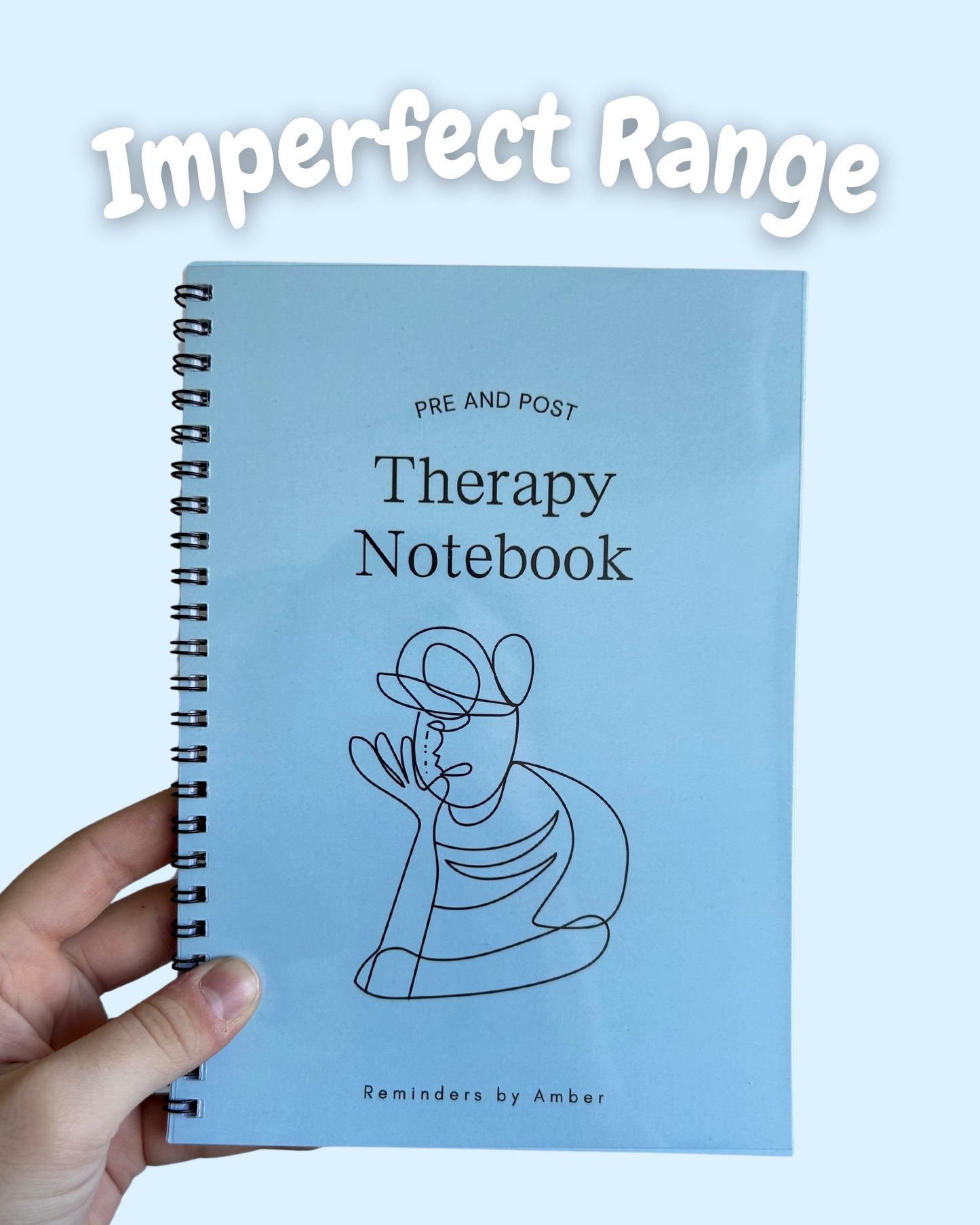 Pre & Post Therapy Notebook- Imperfect Range