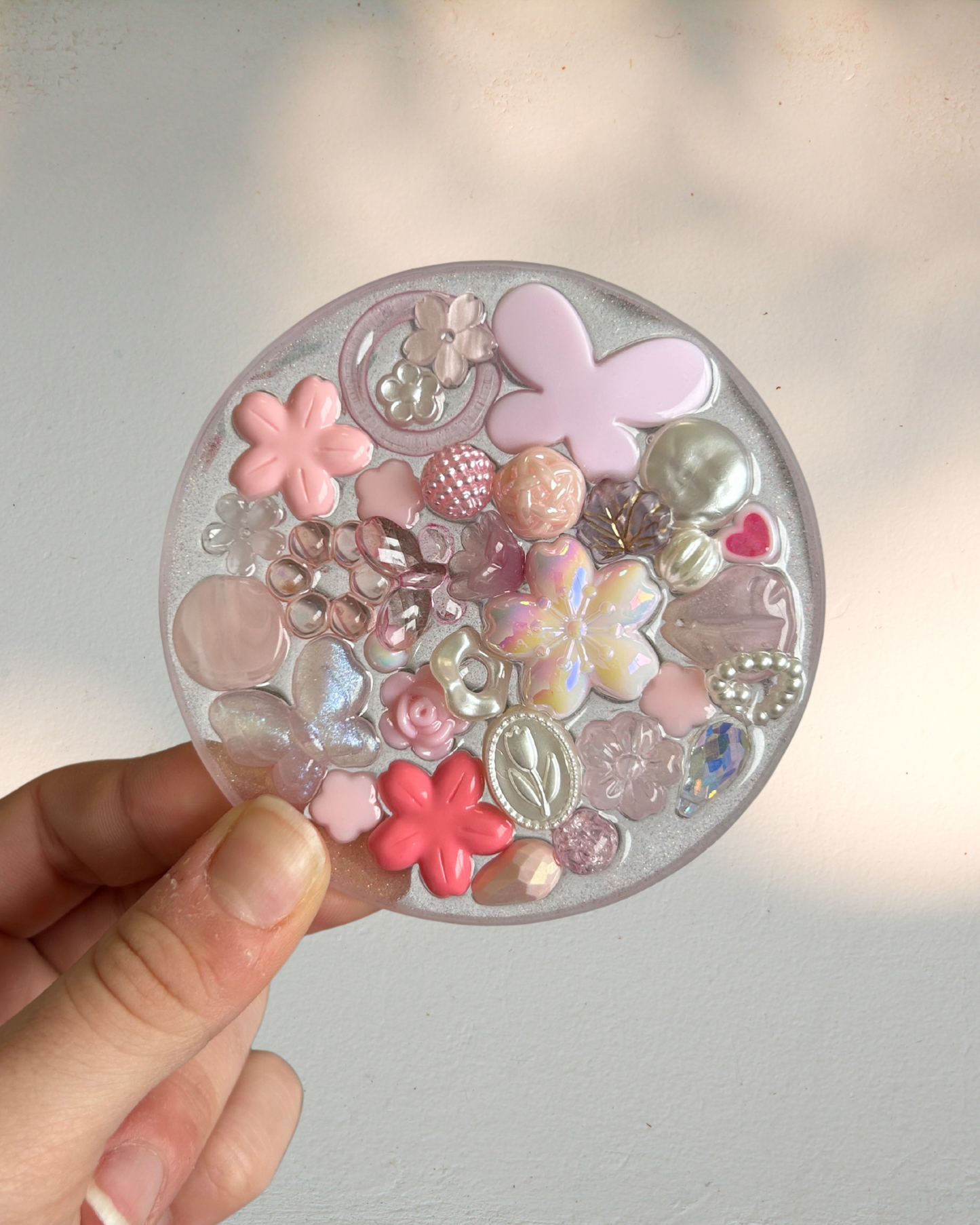 Large Circle Textured Trinket