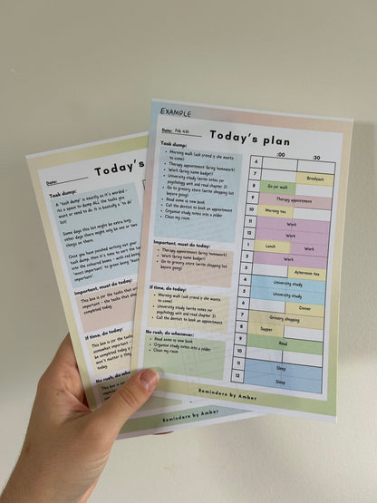 Daily Planner Notepad