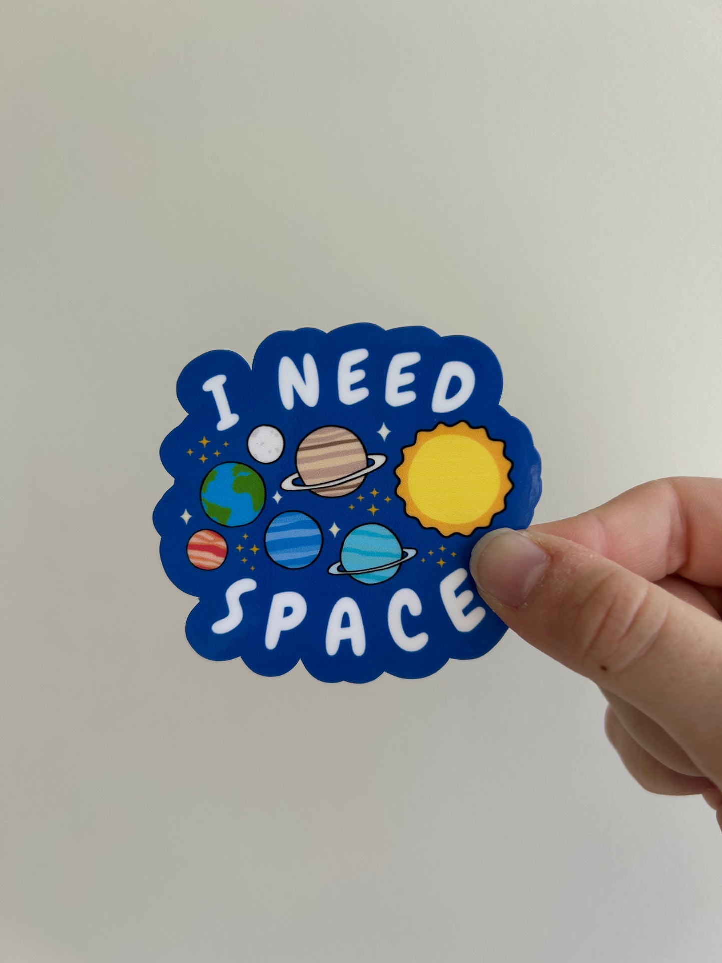 I Need Space Sticker