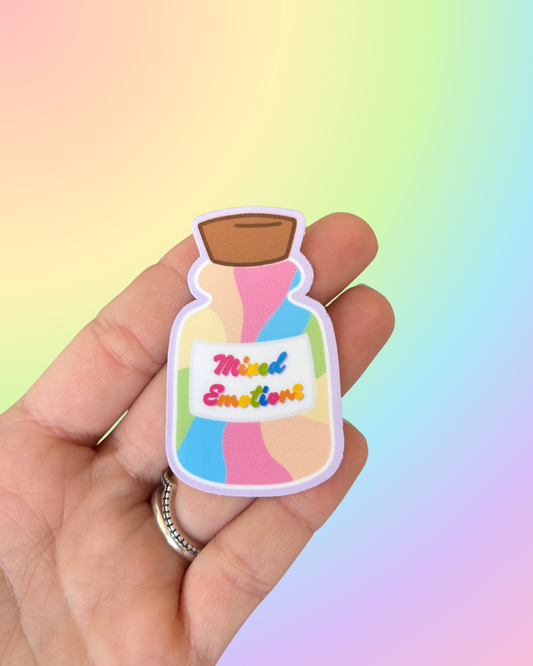 Bottle of Mixed Emotions Sticker
