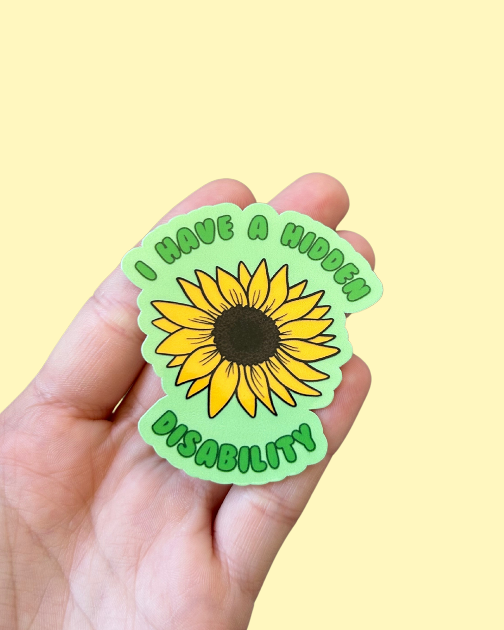 Hidden Disability Sticker – Reminders by Amber