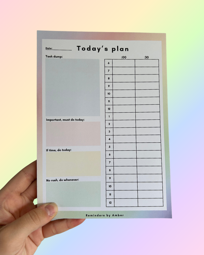 Daily Planner Notepad
