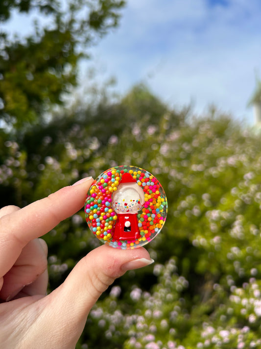 Bubblegum Machine Micro Circle Trinket