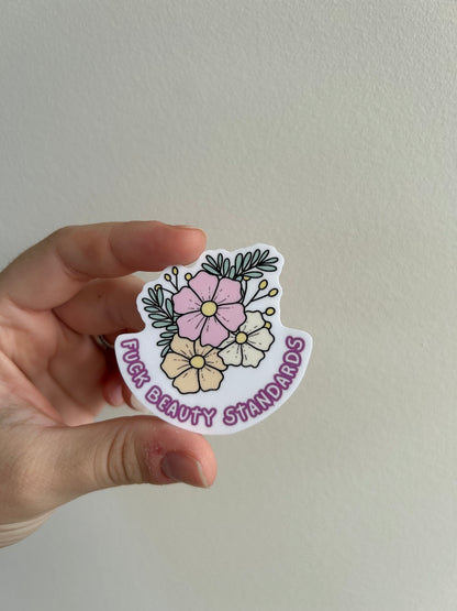 F*ck Beauty Standards Sticker