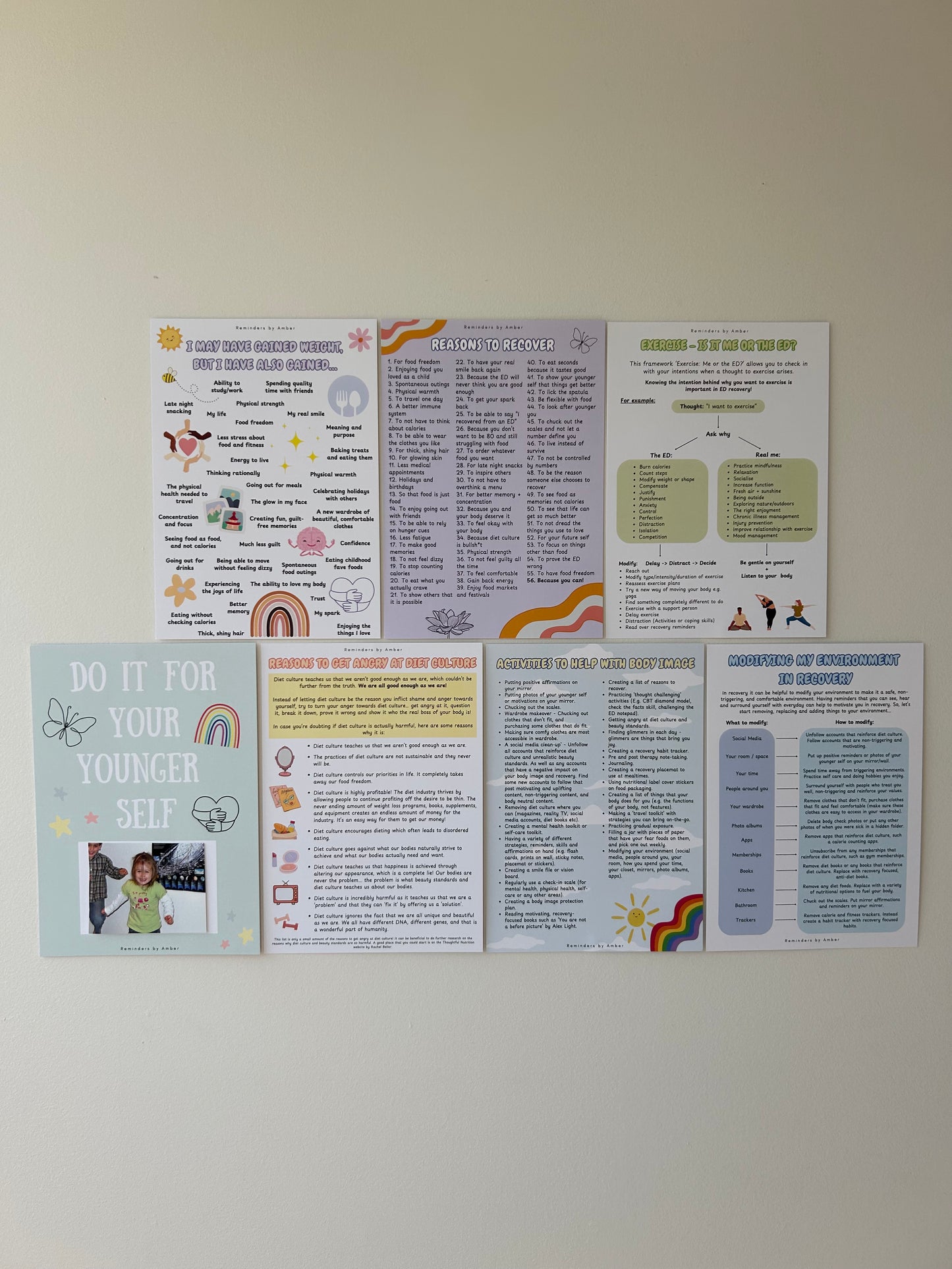 Eating Disorder Recovery Prints