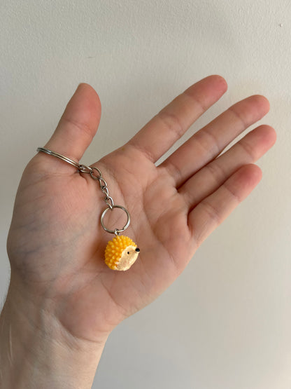 Mini Spikey Hedgehog Keychain