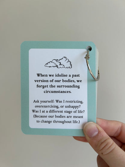 Body Image Reminder Cards