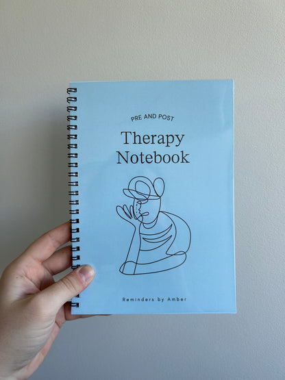 Pre + Post Therapy Notebook