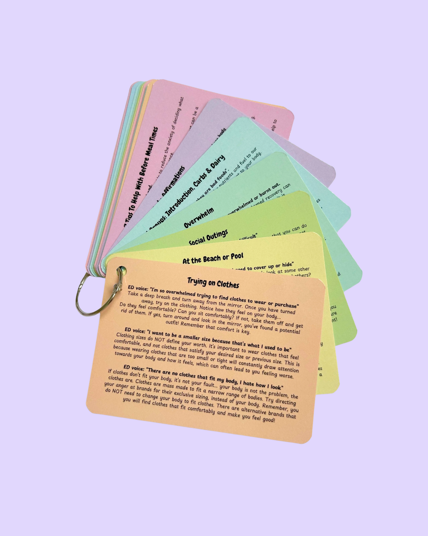 Eating Disorder Recovery Reminder Cards