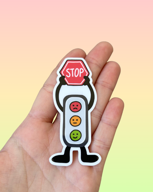 Traffic Light Emotions Sticker