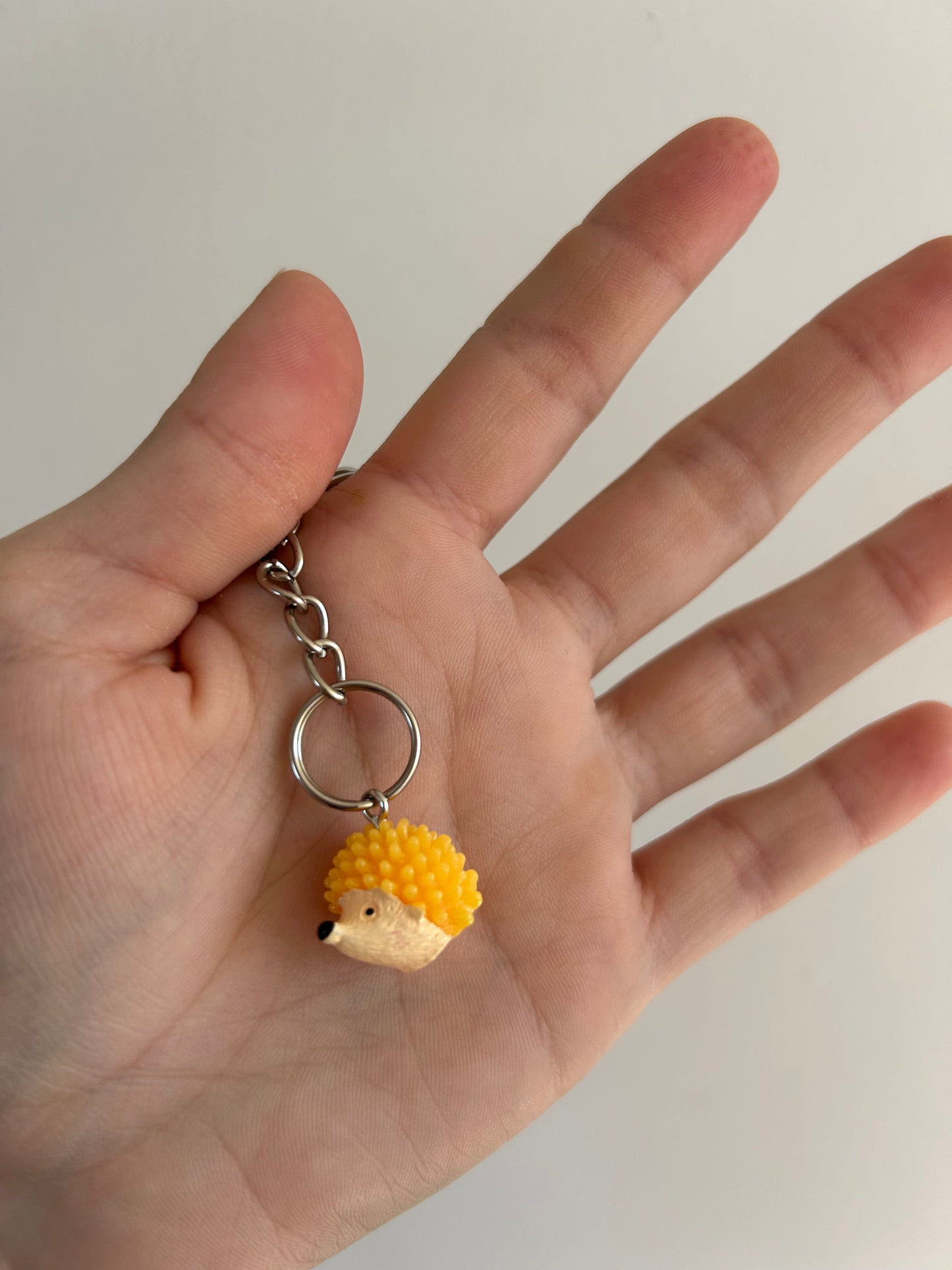 Mini Spikey Hedgehog Keychain