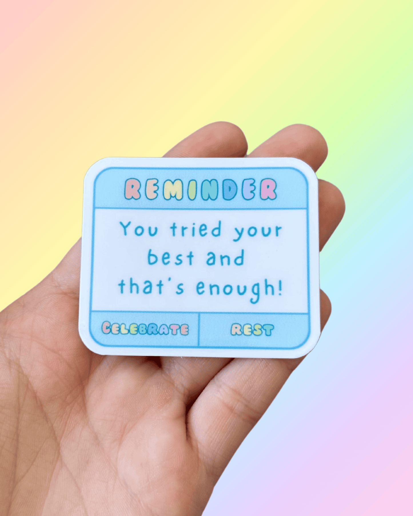 Reminder Notification Sticker