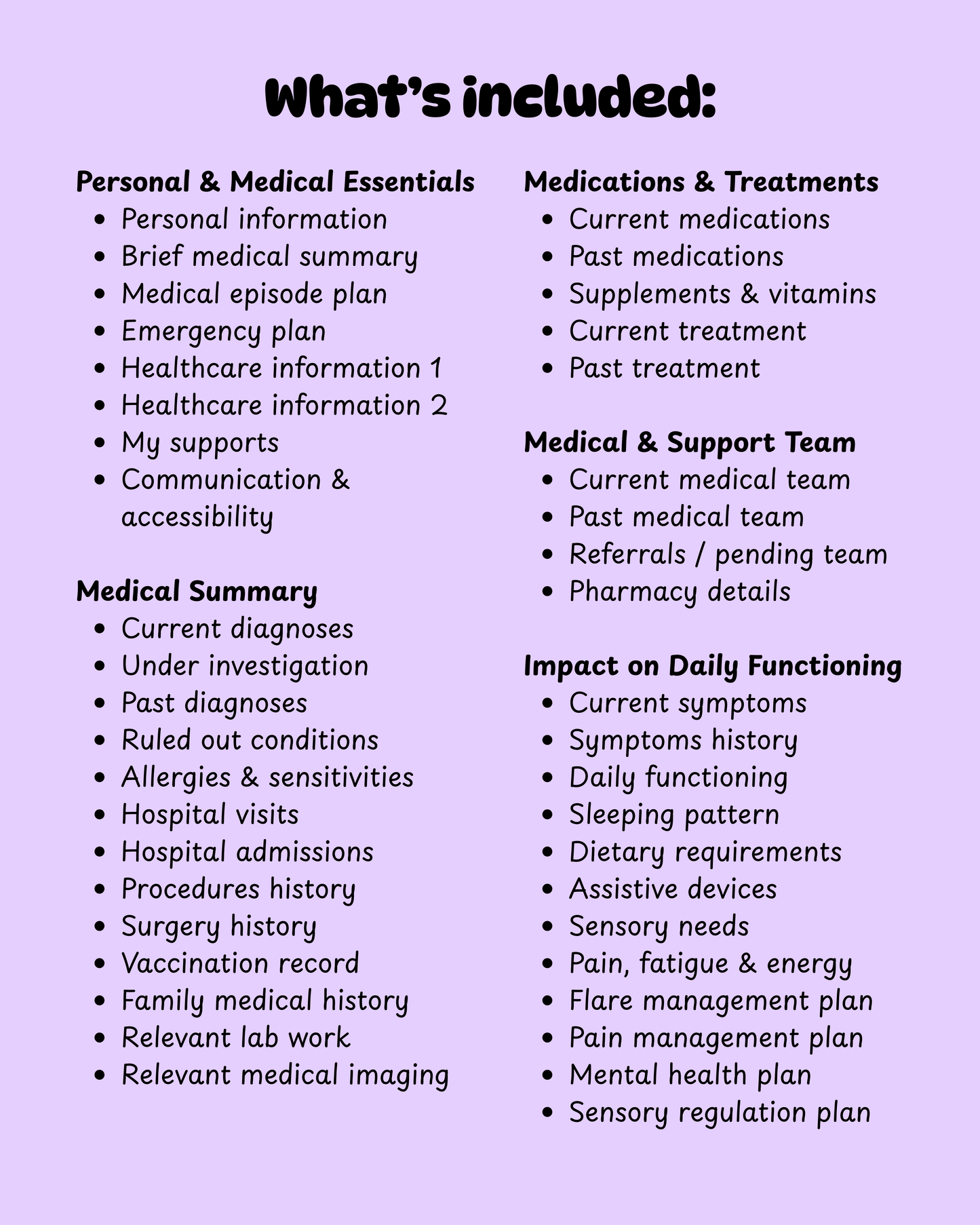 My Medical File