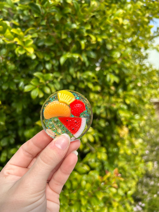 Fruit Salad Small Circle Trinket | Design 2
