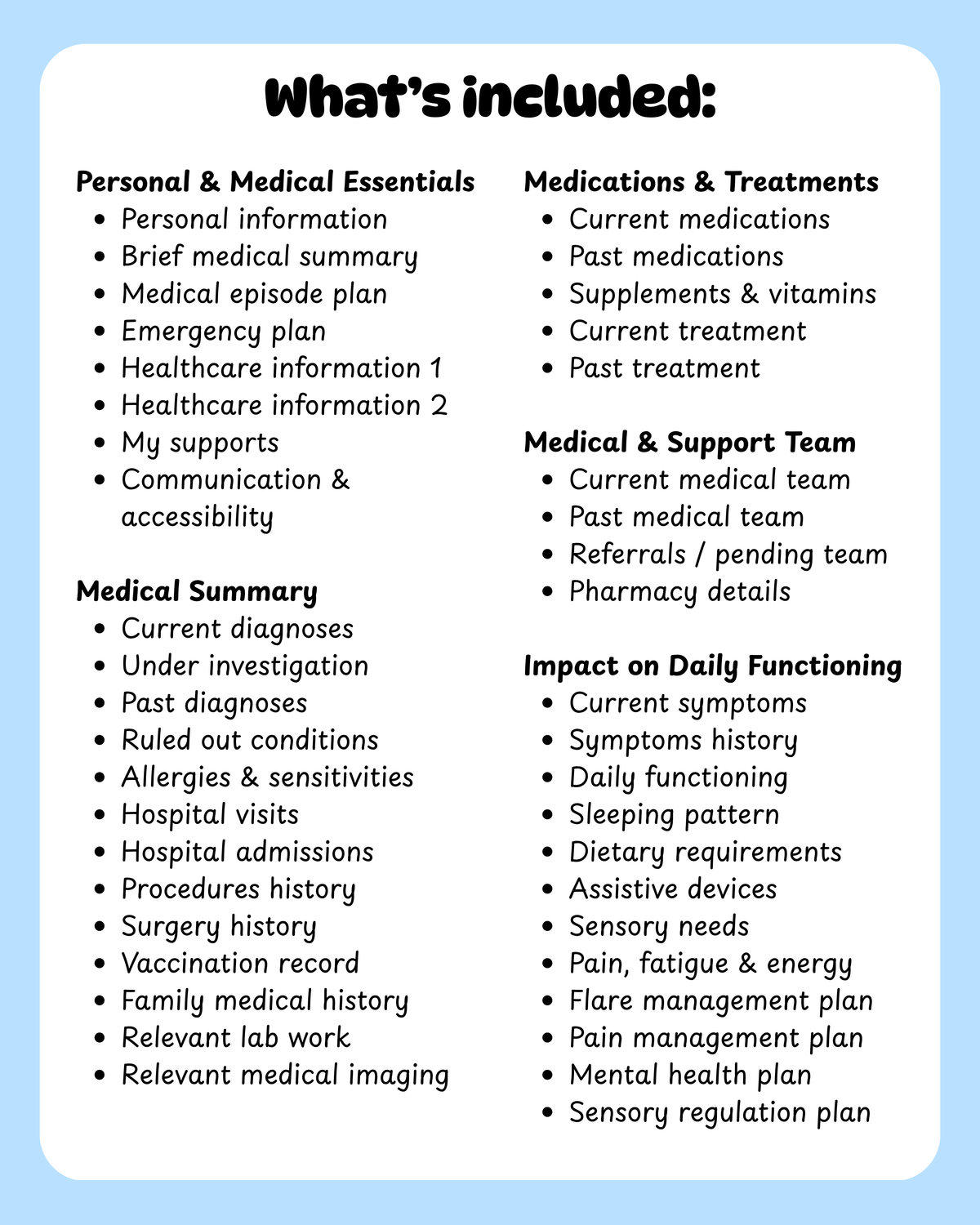 DIGITAL My Medical File