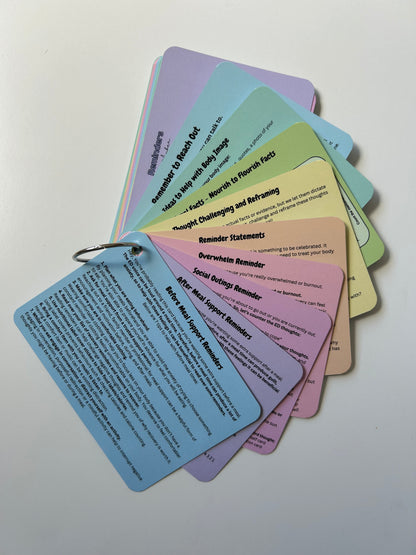 Eating Disorder Recovery Reminder Cards