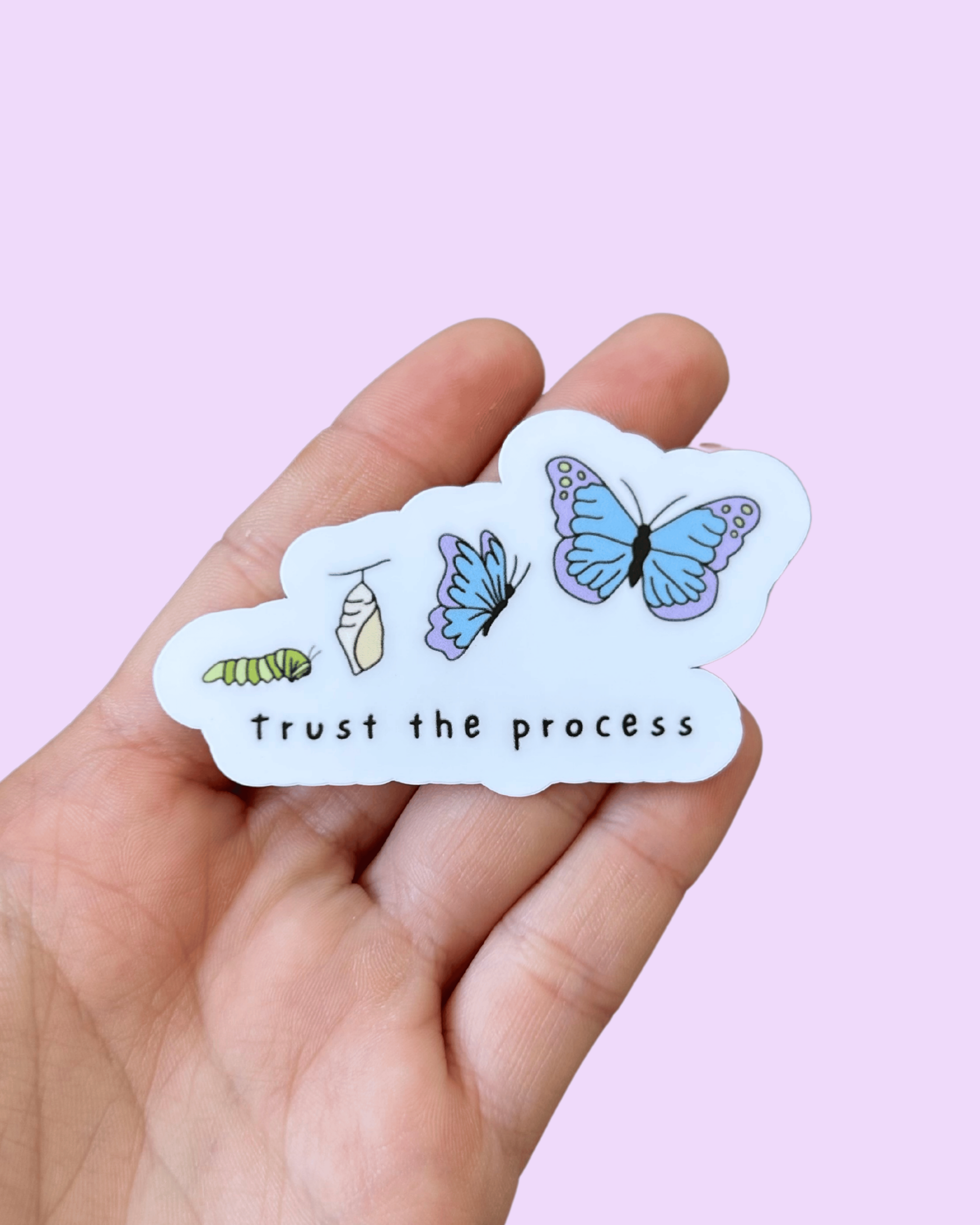 Updated Process Sticker Trust the Process Sticker – Reminders by Amber