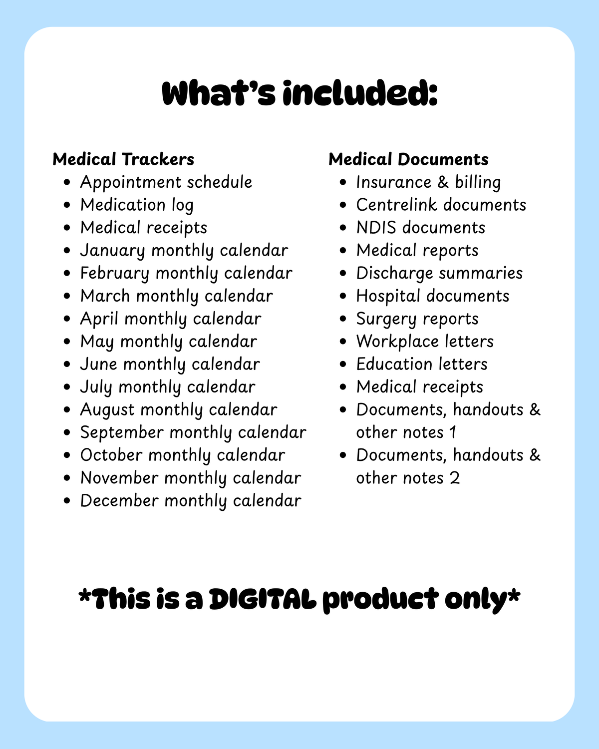 DIGITAL My Medical File