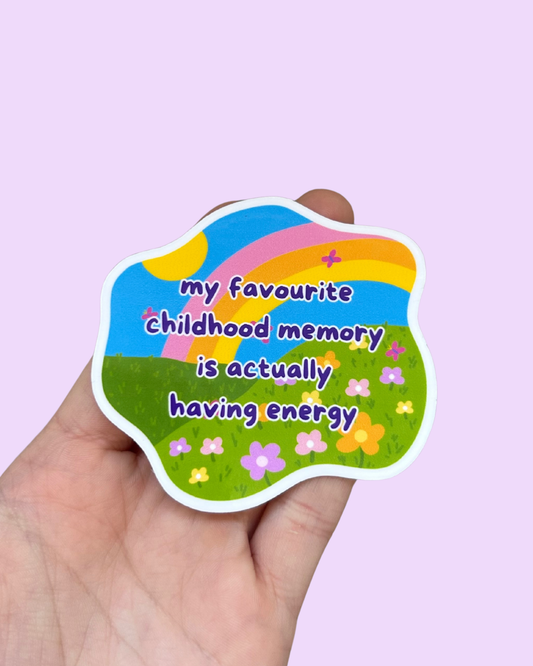 Childhood Energy Memories Sticker